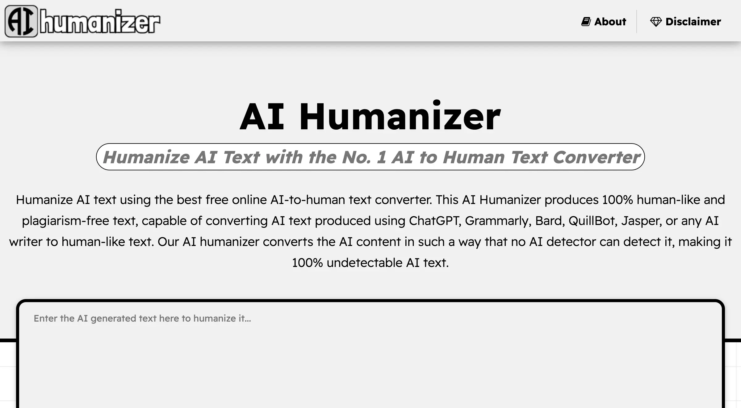 AI Humanizer - Humanisierung von AI-Text